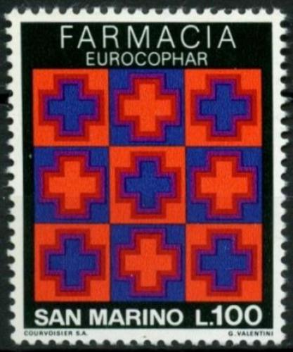 Poštovní známka San Marino 1975 Farmaceutický kongres Mi# 1095