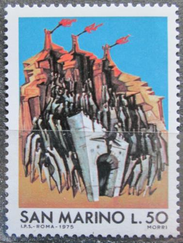 Poštovní známka San Marino 1975 Poskytnutí ochrany uprchlíkùm Mi# 1087