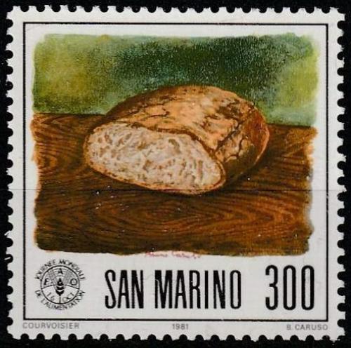 Potovn znmka San Marino 1981 Umn, Bruno Caruso Mi# 1241