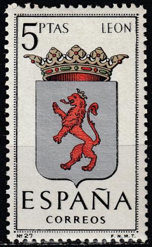 Poštovní známka Španìlsko 1964 Znak provincie León Mi# 1443
