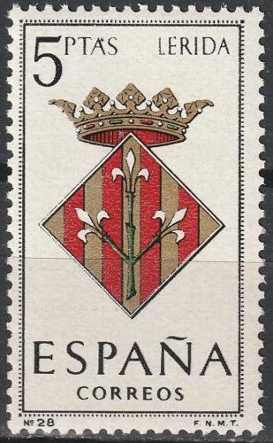 Poštovní známka Španìlsko 1964 Znak provincie Lérida Mi# 1470