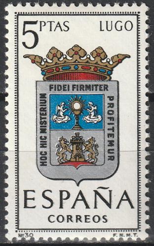 Poštovní známka Španìlsko 1964 Znak provincie Lugo Mi# 1481