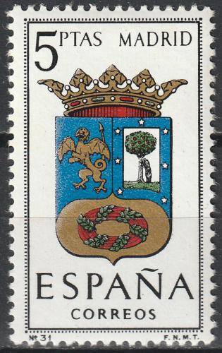 Poštovní známka Španìlsko 1964 Znak provincie Madrid Mi# 1497