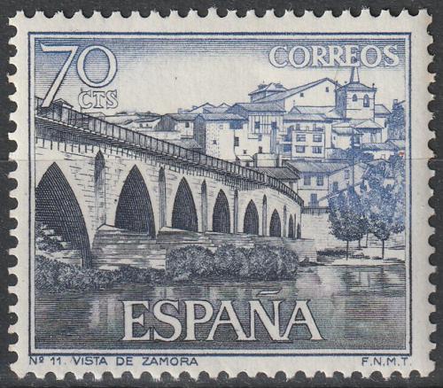 Potovn znmka panlsko 1965 Most pes eku Duero Mi# 1527