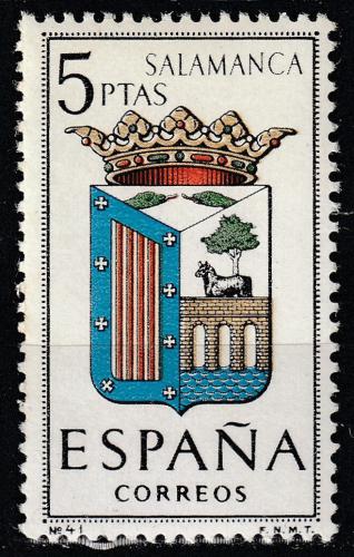 Potovn znmka panlsko 1965 Znak Salamanca Mi# 1552