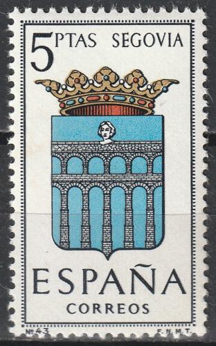 Potovn znmka panlsko 1965 Znak Segovia Mi# 1556