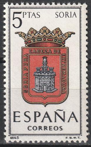 Potovn znmka panlsko 1965 Znak Soria Mi# 1562 - zvtit obrzek