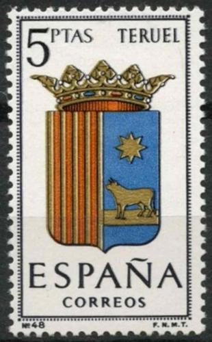Potovn znmka panlsko 1965 Znak Teruel Mi# 1586 - zvtit obrzek