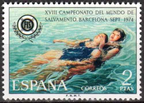 Poštovní známka Španìlsko 1974 Záchranáøi Mi# 2097