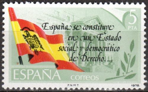 Poštovní známka Španìlsko 1978 Nová ústava Mi# 2399