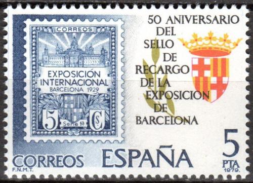 Potovn znmka panlsko 1979 Vstava znmek v Barcelon Mi# 2441 - zvtit obrzek