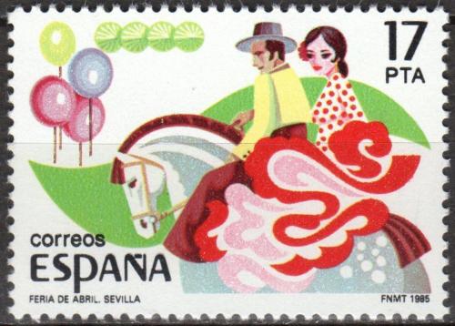 Poštovní známka Španìlsko 1985 Dubnový festival v Seville Mi# 2668
