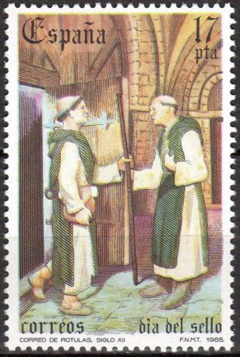 Poštovní známka Španìlsko 1985 Mniši Mi# 2695