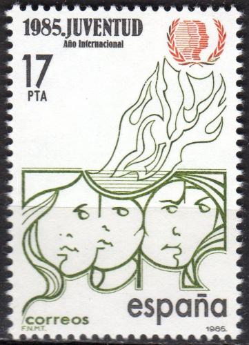 Poštovní známka Španìlsko 1985 Rok mládeže Mi# 2669