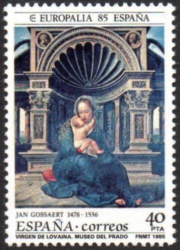 Poštovní známka Španìlsko 1985 Umìní, Jan Mabuse Mi# 2664