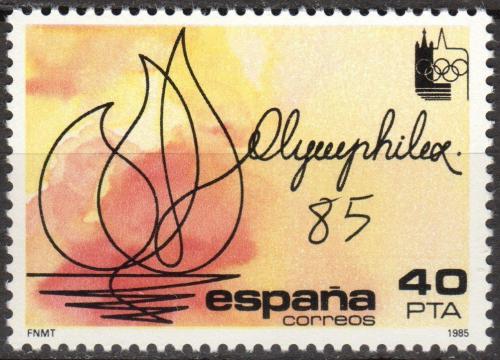 Poštovní známka Španìlsko 1985 Výstava OLYMPHILEX Lausanne Mi# 2666