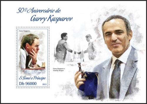 Potovn znmka Svat Tom 2013 Garri Kasparov Mi# Block 903 Kat 10