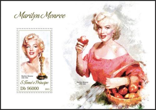 Potovn znmka Svat Tom 2013 Marilyn Monroe Mi# Block 908 Kat 10 - zvtit obrzek