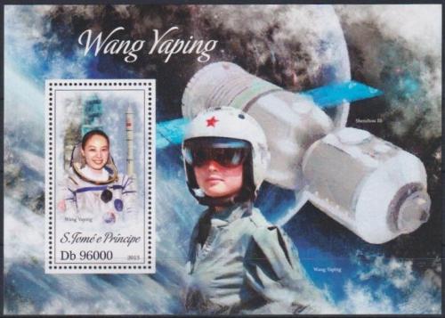 Potovn znmka Svat Tom 2013 Wang Yaping, kosmonautka Mi# Block 929 Kat 10