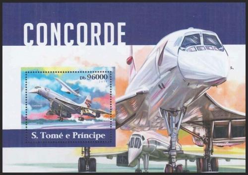Potovn znmka Svat Tom 2015 Concorde Mi# Block 1125 Kat 10