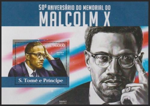 Potovn znmka Svat Tom 2015 Malcolm X, duchovn past Mi# Block 1104 Kat 10 