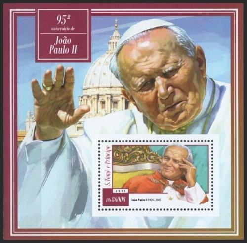 Potovn znmka Svat Tom 2015 Pape Jan Pavel II. Mi# Block 1063 Kat 8.50  - zvtit obrzek