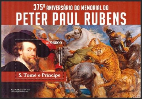 Potovn znmka Svat Tom 2015 Umn, Peter Paul Rubens Mi# Block 1096 Kat 10
