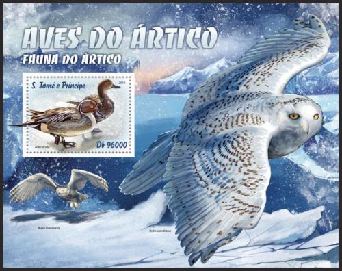 Potovn znmka Svat Tom 2016 Arktit ptci Mi# Block 1209 Kat 10 - zvtit obrzek