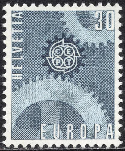 Poštovní známka Švýcarsko 1967 Evropa CEPT Mi# 850