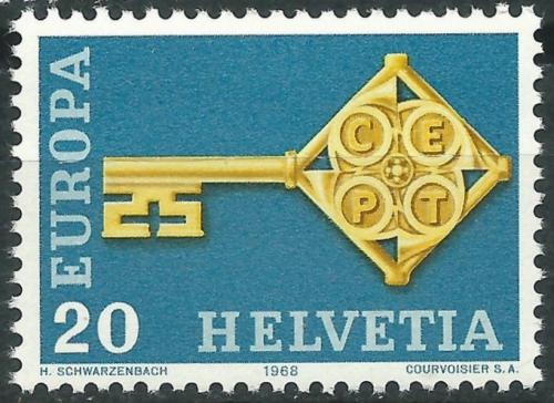 Poštovní známka Švýcarsko 1968 Evropa CEPT Mi# 871