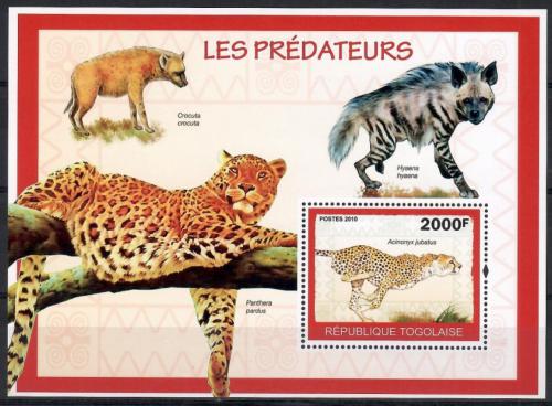 Poštovní známka Togo 2010 Šelmy Mi# Block 504 Kat 8€