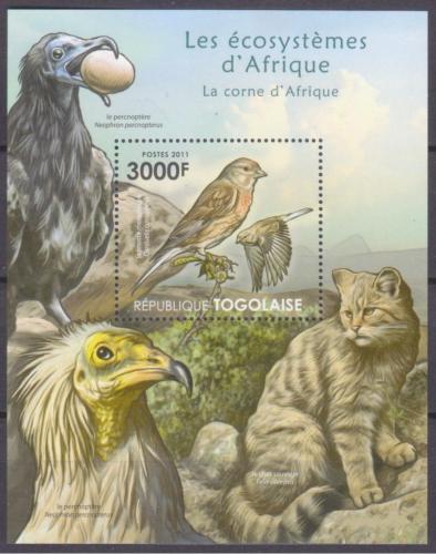 Poštovní známka Togo 2011 Fauna jihoafrického mysu Mi# Block 655 Kat 12€