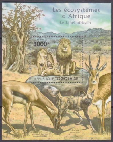 Poštovní známka Togo 2011 Fauna saharské Afriky Mi# Block 653 Kat 12€