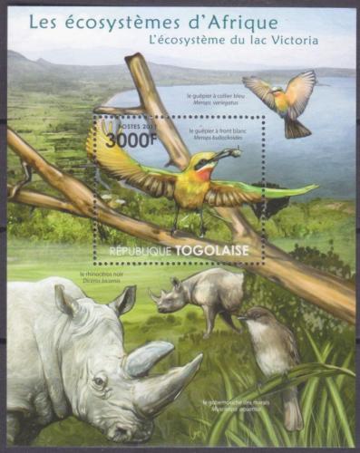 Poštovní známka Togo 2011 Fauna Viktoriina jezera Mi# Block 646 Kat 12€