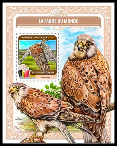 Potovn znmka Togo 2016 Fauna svta - Belgie Mi# Block 1329 Kat 13 - zvtit obrzek