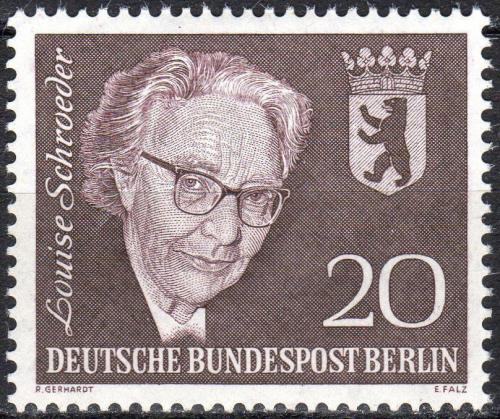Poštovní známka Západní Berlín 1961 Louise Schroeder, politièka Mi# 198
