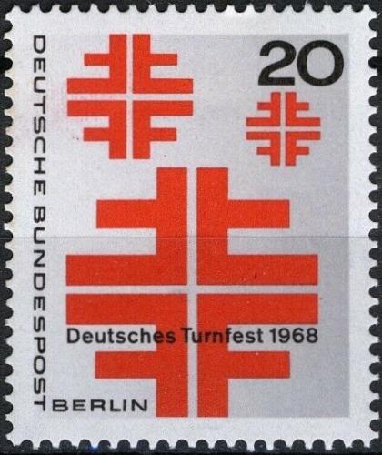Poštovní známka Západní Berlín 1968 Festival cvièení Mi# 321