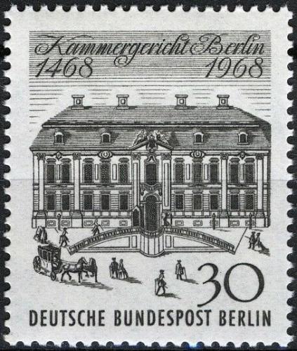 Poštovní známka Západní Berlín 1968 Nejvyšší soud Mi# 320