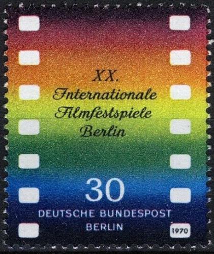 Poštovní známka Západní Berlín 1970 Filmový festival Mi# 358