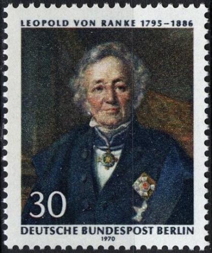 Poštovní známka Západní Berlín 1970 Leopold Ranke, historik Mi# 377
