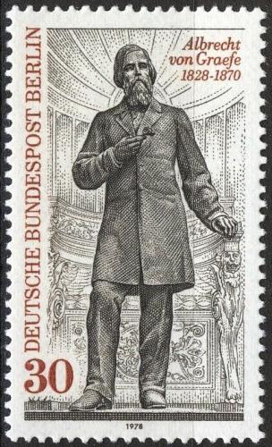 Poštovní známka Západní Berlín 1978 Albrecht von Graefe, oèní lékaø Mi# 569