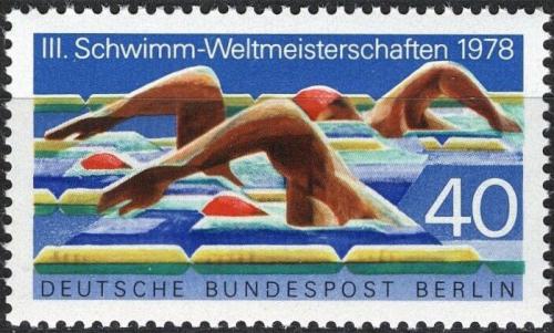 Poštovní známka Západní Berlín 1978 MS v plavání Mi# 571
