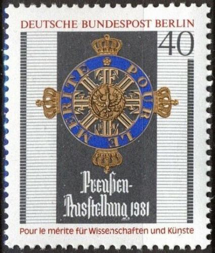 Potovn znmka Zpadn Berln 1981 Medaile Mi# 648 - zvtit obrzek