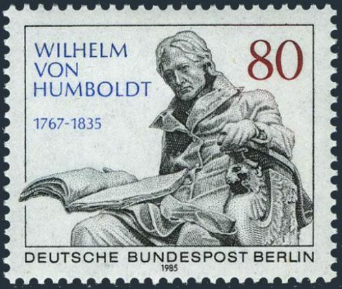Potovn znmka Zpadn Berln 1985 Wilhelm von Humboldt Mi# 731