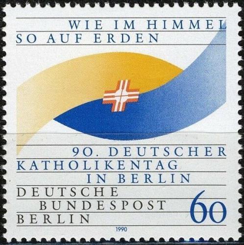 Potovn znmka Zpadn Berln 1990 Den katolk Mi# 873