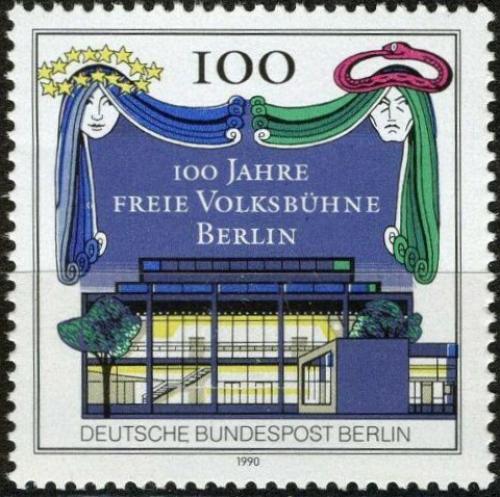 Potovn znmka Zpadn Berln 1990 Divadlo Mi# 866 - zvtit obrzek