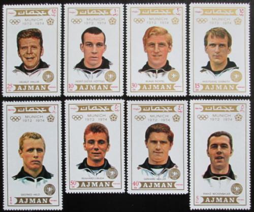 Poštovní známky Adžmán 1971 LOH Mnichov, fotbalisti Mi# 1237-44