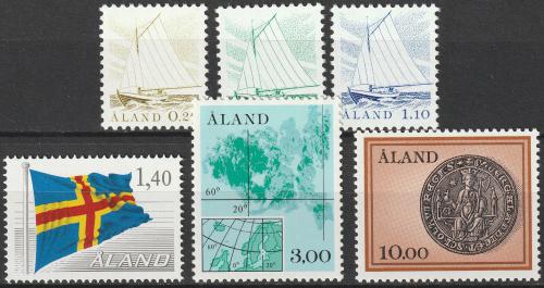 Poštovní známky Alandy 1984 Rùzné motivy Mi# 1-6