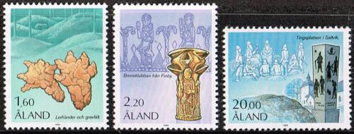 Poštovní známky Alandy 1986 Archeologické nálezy Mi# 16-18 Kat 10€