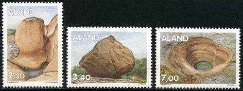 Poštovní známky Alandy 1995 Geologické formace Mi# 92-94 Kat 5.50€